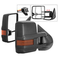 SPYDER xTune Chevy Silverado 07-13 Heated Amber LED Signal Telescoping Mirrors MIR-CSIL07S-G2-PWH-AM-SET 9936692