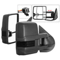 SPYDER xTune Chevy Silverado 07-13 Heated Smoke LED Signal Telescoping Mirrors MIR-CSIL07S-G2-PWH-SM-SET 9936722