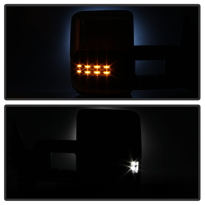 SPYDER xTune Chevy Silverado 14-16 Heated Amber LED Signal Mirror Chrome MIR-CSIL14S-G3C-PWH-AM-SET 9936777