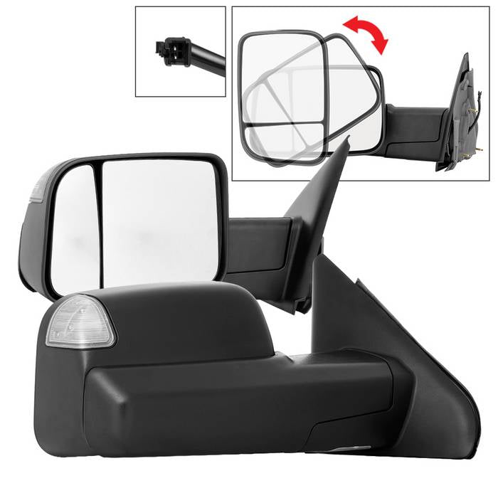 SPYDER xTune Dodge Ram 02-09 G2 Manual Extendable / Manual Heated Mirror - MIR-DRAM02S-G2-MA-SET 9939860