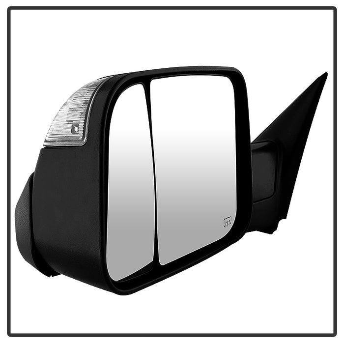 SPYDER Xtune Dodge Ram 1500 09-12 Extendable Heated Adjust Mirror Black HoUSing Left MIR-DRAM09S-PWH-L 9935596