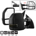 SPYDER xTune 08-15 Ford F-250 SD Heated Adj LED Signal Power Mirror - Smoke (MIR-FDSD08S-G4-PW-SM-SET) 9943096