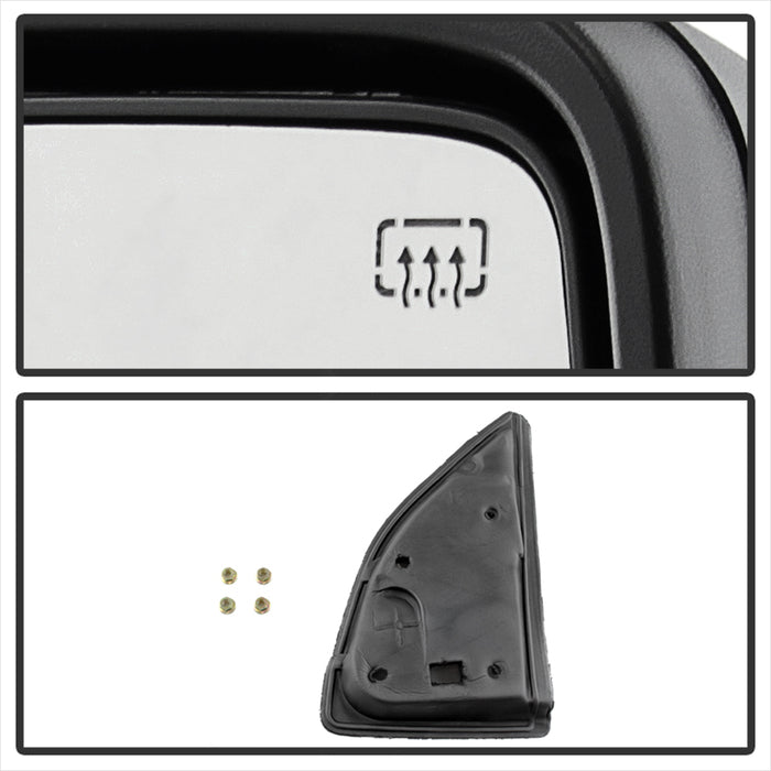 SPYDER xTune 08-14 Ford SuperDuty Power Heated Adjust Mirror - Right (MIR-FDSD08S-PW-AM-R) 9933158
