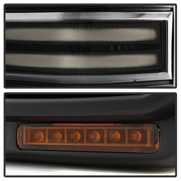 SPYDER xTune 99-07 Ford Super Duty LED Telescoping Manual Mirrors - Smk (Pair) (MIR-FDSD99S-G4-MA-RSM-SET) 9943140