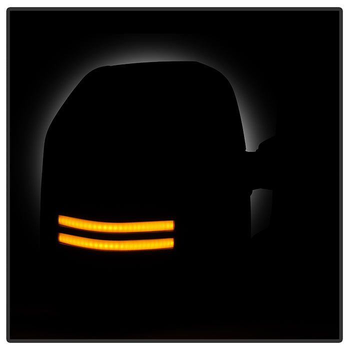 SPYDER xTune 99-07 Ford Super Duty LED Telescoping Manual Mirrors - Smk (Pair) (MIR-FDSD99S-G4-MA-RSM-SET) 9943140