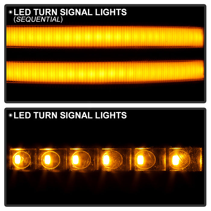 SPYDER xTune 99-07 Ford Super Duty LED Telescoping Manual Mirrors - Smk (Pair) (MIR-FDSD99S-G4-MA-RSM-SET) 9943140
