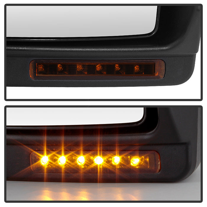 SPYDER Xtune Ford F150 04-06 Power Heated Amber LED Signal Telescoping Mirror Right MIR-FF15004S-PWH-AM-R 9935374