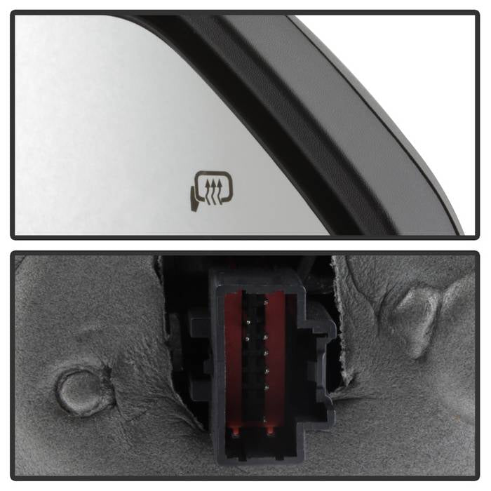 SPYDER xTune 04-14 Ford F-150 Heated LED Telescoping Mirrors - Smoke (Pair) (MIR-FF15009S-G4-PWH-SM-SET) 9943089