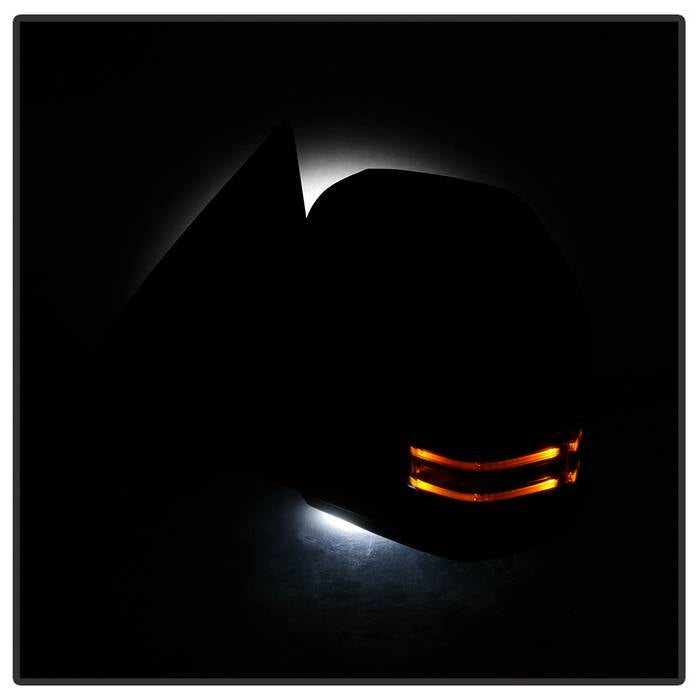 SPYDER xTune 04-14 Ford F-150 Heated LED Telescoping Mirrors - Smoke (Pair) (MIR-FF15009S-G4-PWH-SM-SET) 9943089