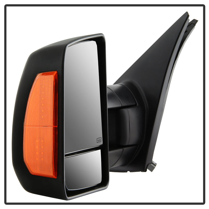 SPYDER xTune 07-14 Toyota Tundra Heated Amber LED Signal Telescoping Mirror -Left (MIR-TTUN07S-PWH-L) 9937590