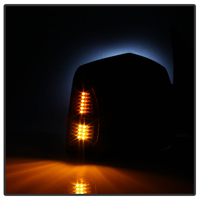 SPYDER xTune 07-14 Toyota Tundra Heated Amber LED Signal Telescoping Mirrors (Pair) (MIR-TTUN07S-PWH-SET) 9937620