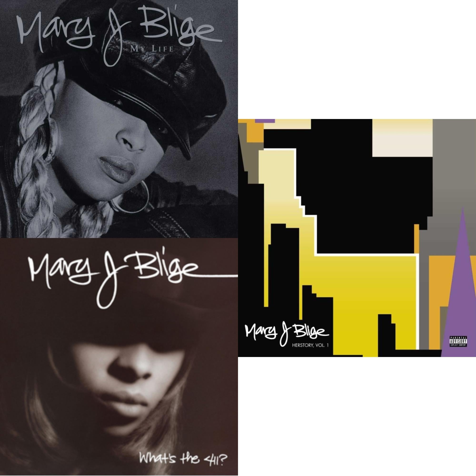 My Life (2LP) & What's The 411 (2LP) & Herstory Vol. 1 (2 LP)