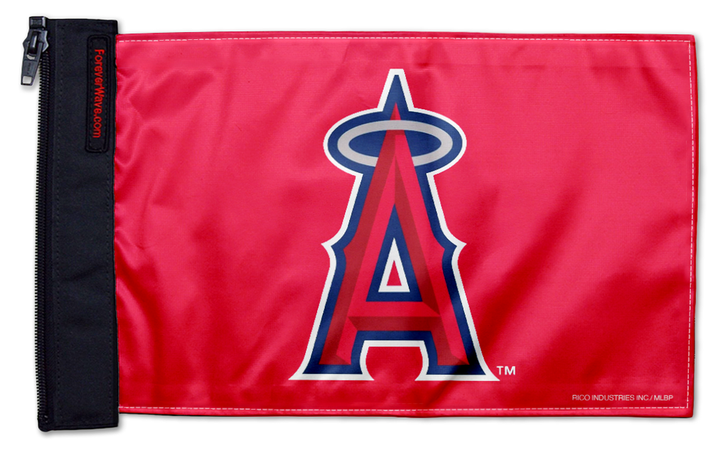 Los Angeles Angels 11"x17" Forever Wave Flag for Jeep Wrangler TJ 1996-2006