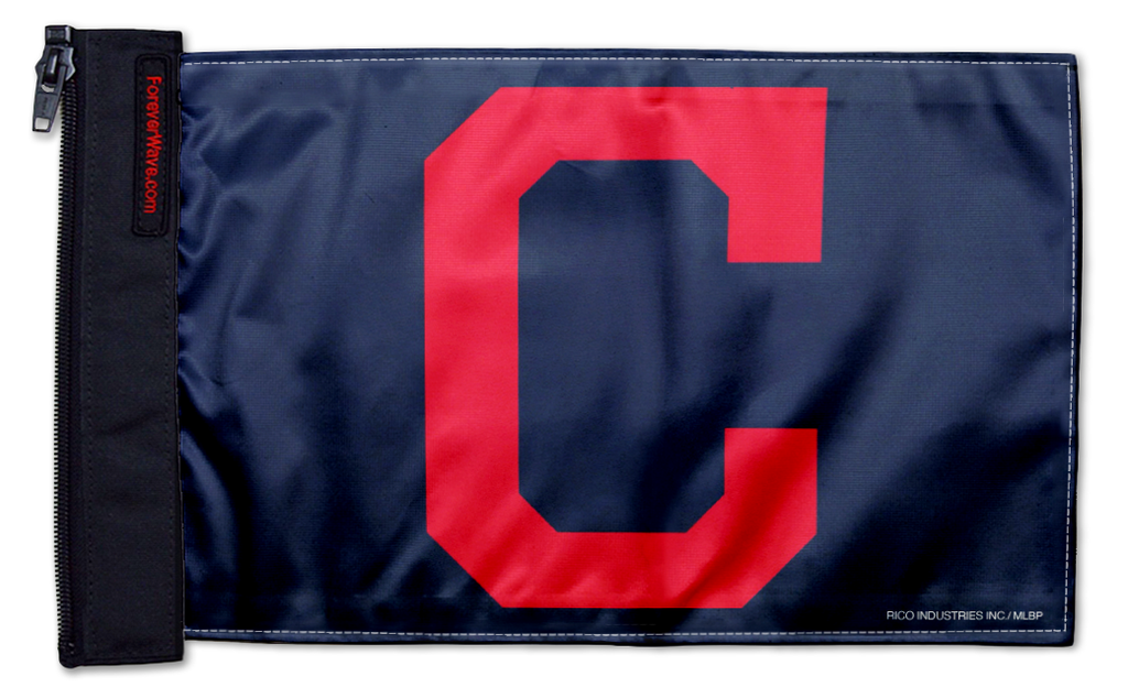 Cleveland Indians 11"x17" Forever Wave Flag for Jeep Wrangler TJ 1996-2006