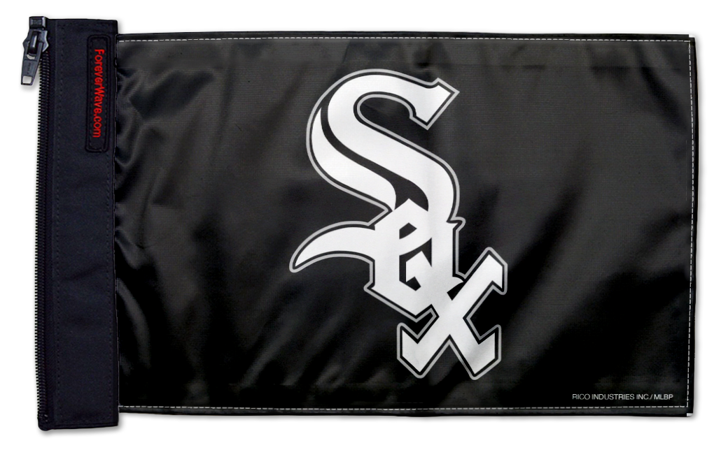 Chicago White Sox 11"x17" Forever Wave Flag for Jeep Wrangler YJ 1986-1995