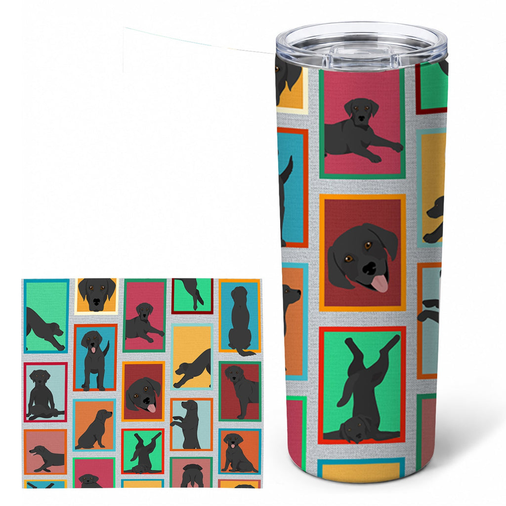 Labrador Retriever 20 oz Skinny Tumbler with Lid and Straw