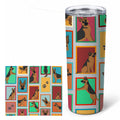 Lots of German Shepherd Stainless Steel Skinny Tumbler 20 oz Vacuum Double Walled Reusable Insulated Travel Cup