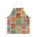 Lots of Red Yorkie Apron Cooking Kitchen Server Baking Crafts Gardening for Adult Women Men, Unisex, Large, Multicolor