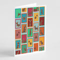 Lots of Chocolate Chihuahua Greeting Cards Pack of 8 Blank Cards with Envelopes Whimsical A7 Size 5x7
