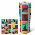 Lots of Black Great Dane Stainless Steel Skinny Tumbler 20 oz Vacuum Double Walled Reusable Insulated Travel Cup