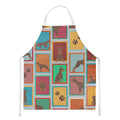 Lots of Red Doberman Pinscher Apron Cooking Kitchen Server Baking Crafts Gardening for Adult Women Men, Unisex, Large, Multicolor