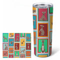 Lots of Fawn Italian Greyhound Stainless Steel Skinny Tumbler 20 oz Vacuum Double Walled Reusable Insulated Travel Cup