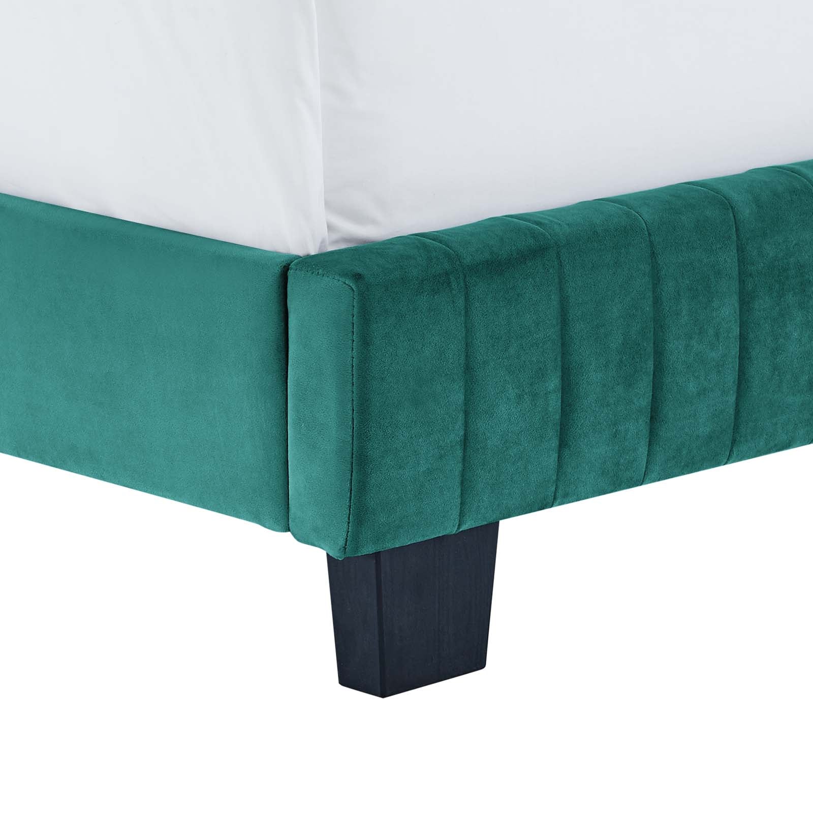 Celine Channel Tufted Performance Velvet King Bed by Modway