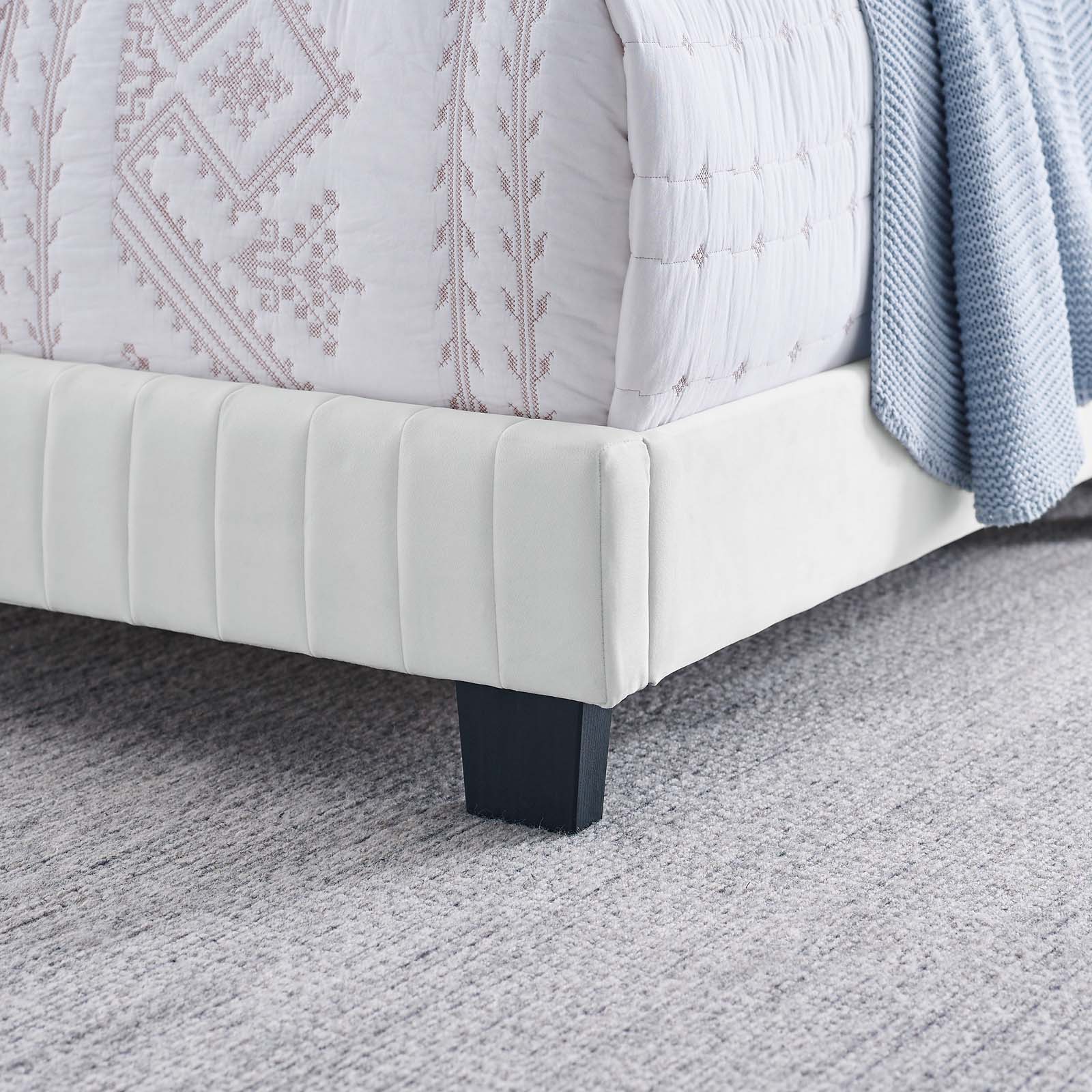 Celine Channel Tufted Performance Velvet King Bed by Modway