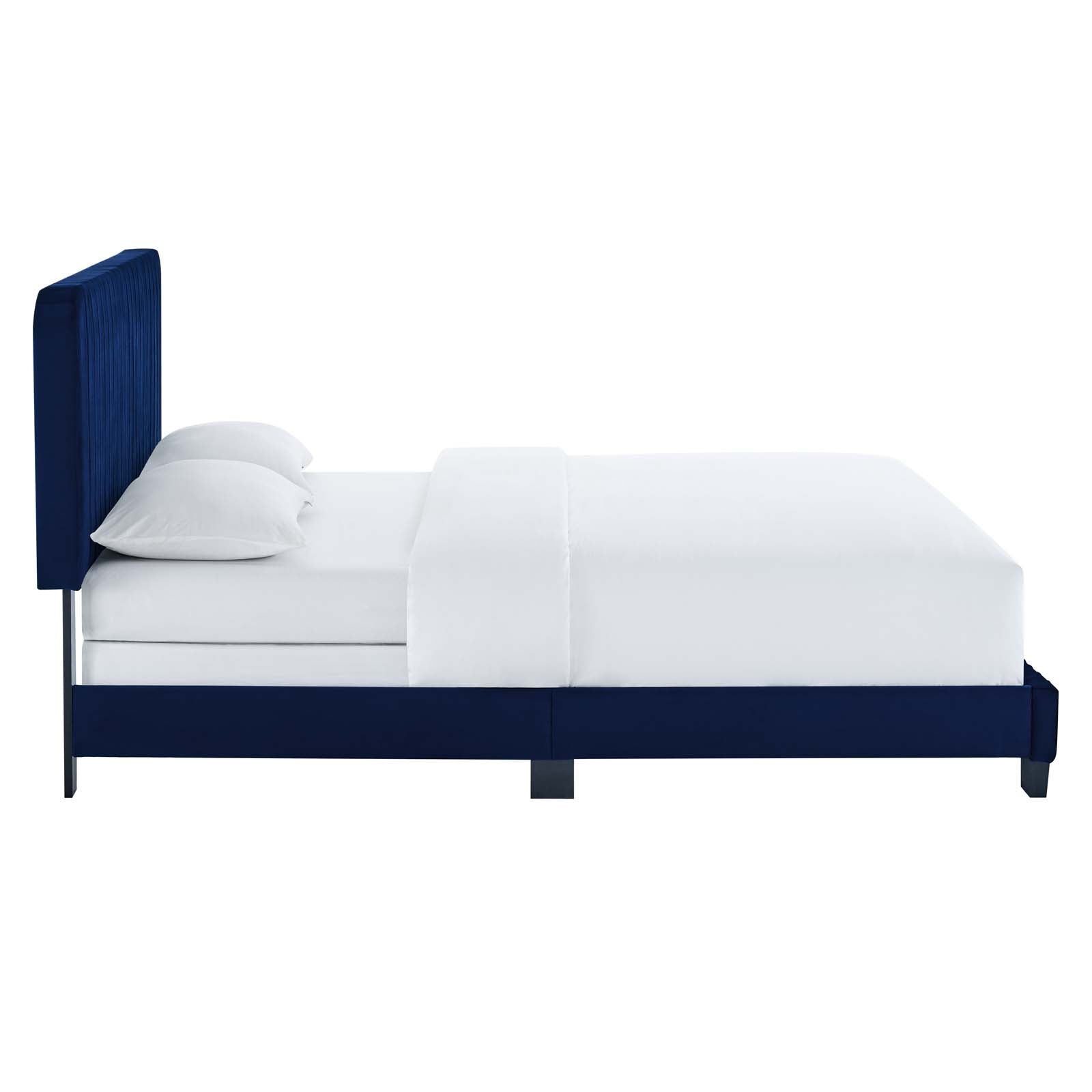 Celine Channel Tufted Performance Velvet Twin Bed by Modway