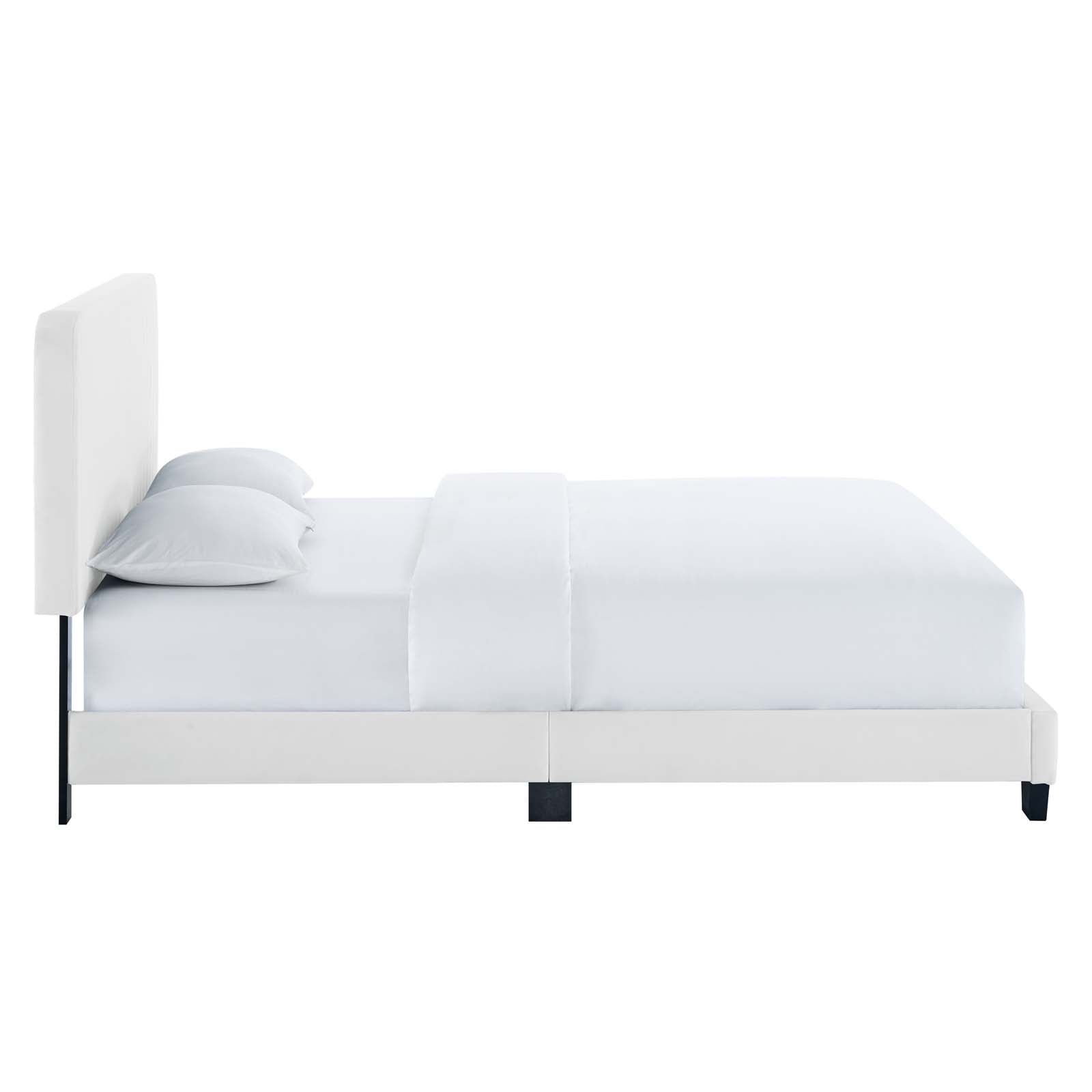 Celine Channel Tufted Performance Velvet Queen Platform Bed by Modway