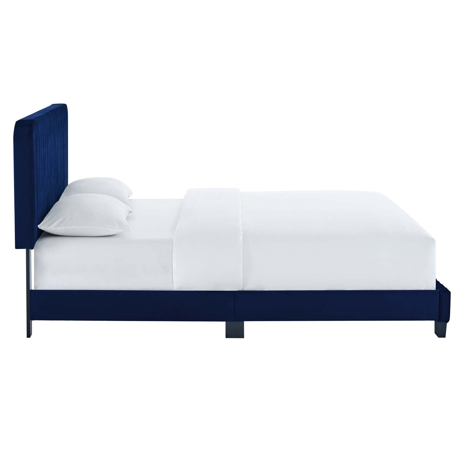 Celine Channel Tufted Performance Velvet Full Platform Bed by Modway