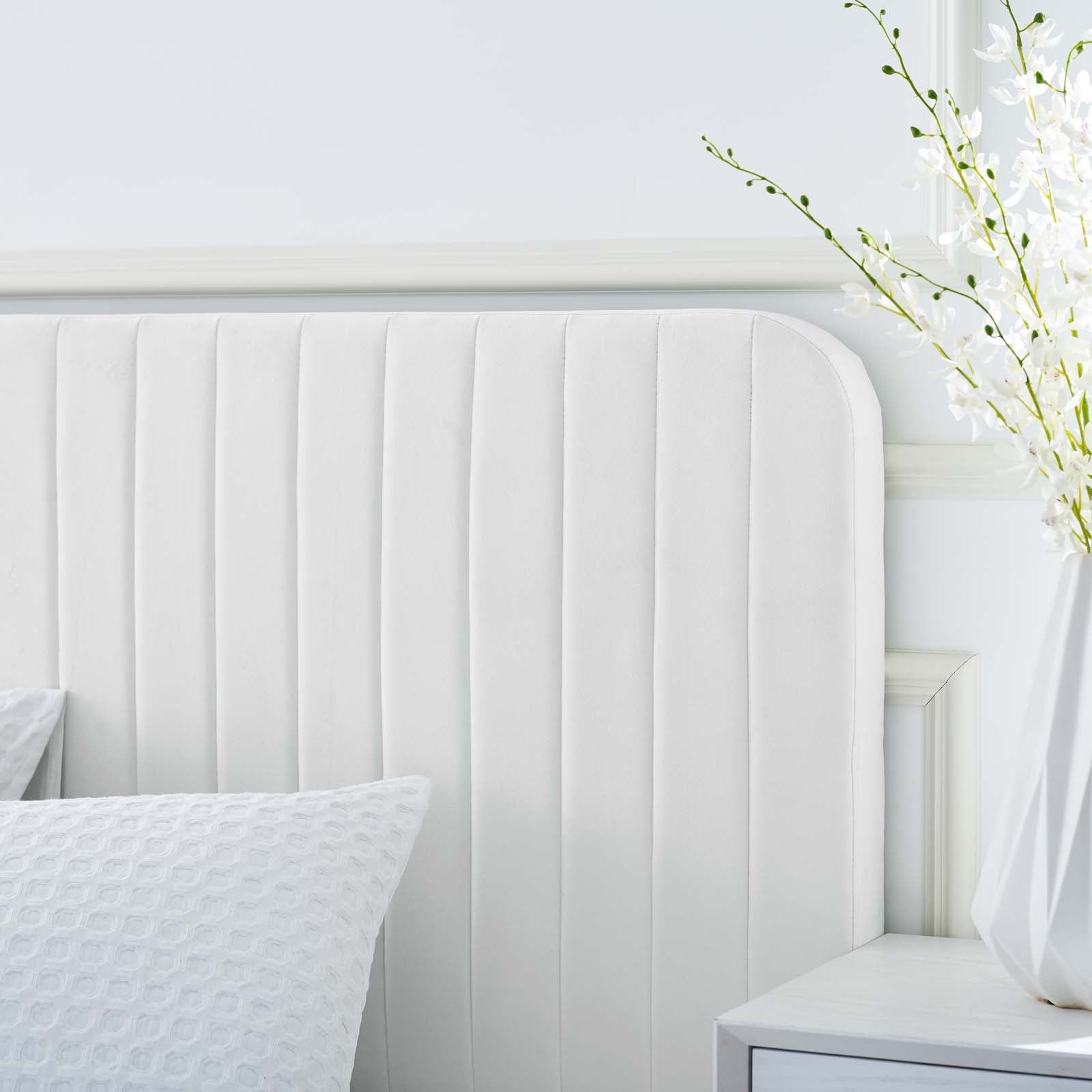 Celine Channel Tufted Performance Velvet Full Platform Bed by Modway