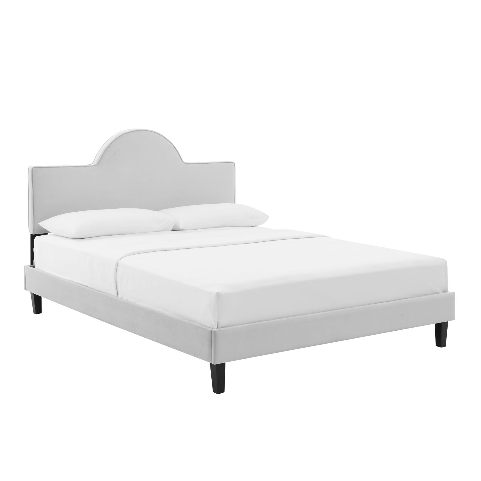 Soleil Performance Velvet Queen Bed by Modway