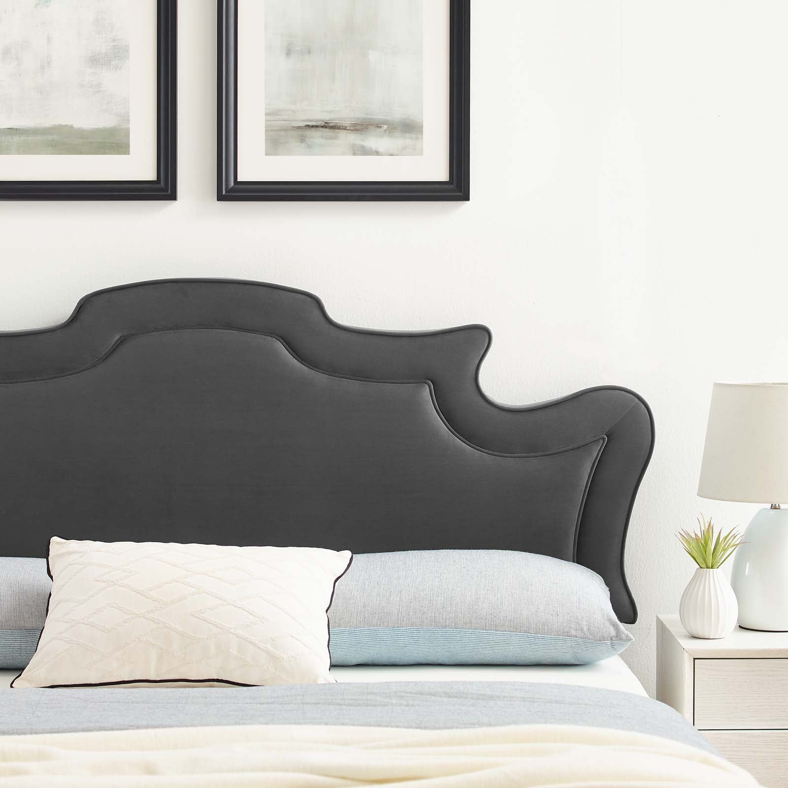 Evangeline Performance Velvet King/California King Headboard by Modway