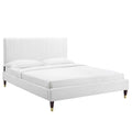 Peyton Performance Velvet Queen Platform Bed by Modway
