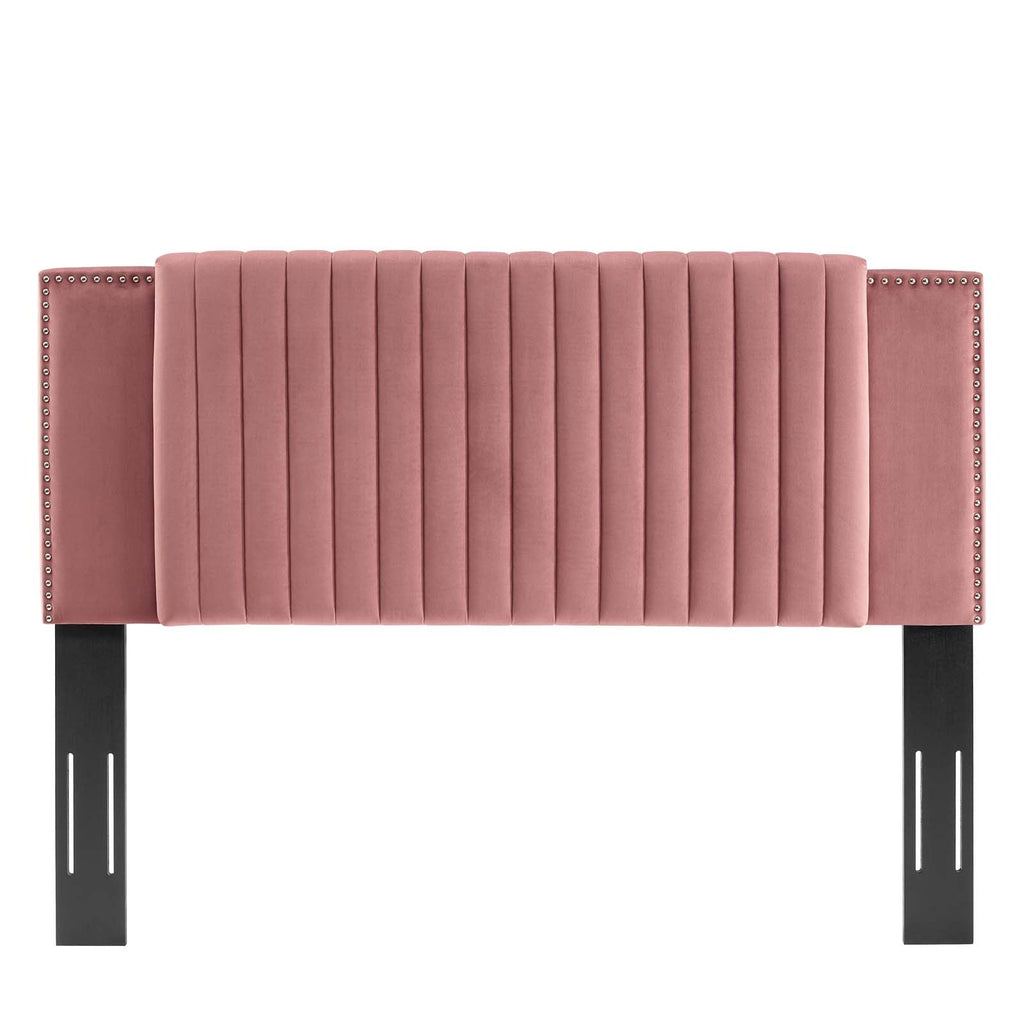 Felicity Channel Tufted Performance Velvet Twin Headboard by Modway