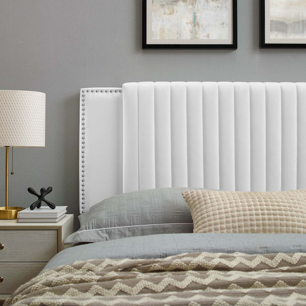 Felicity Channel Tufted Performance Velvet Full/Queen Headboard by Modway