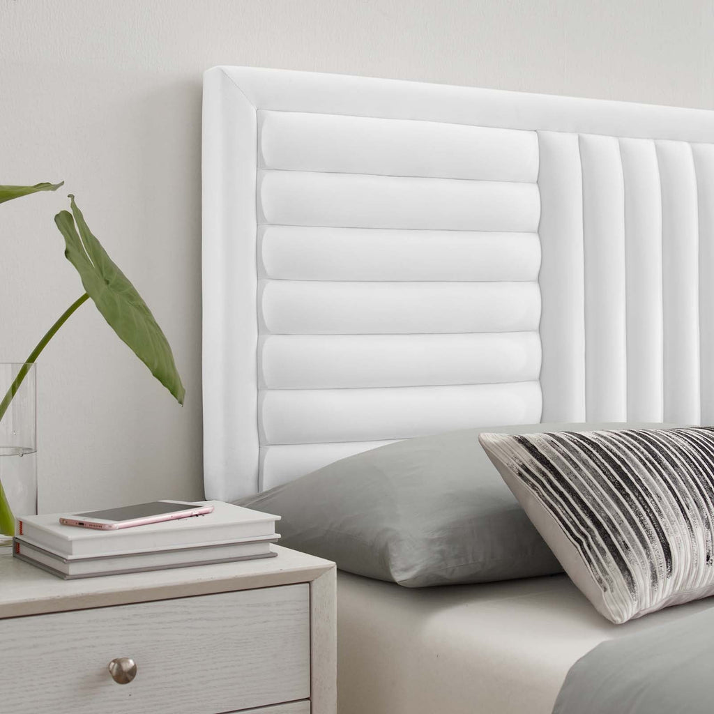 Believe Channel Tufted Performance Velvet King/California King Headboard by Modway