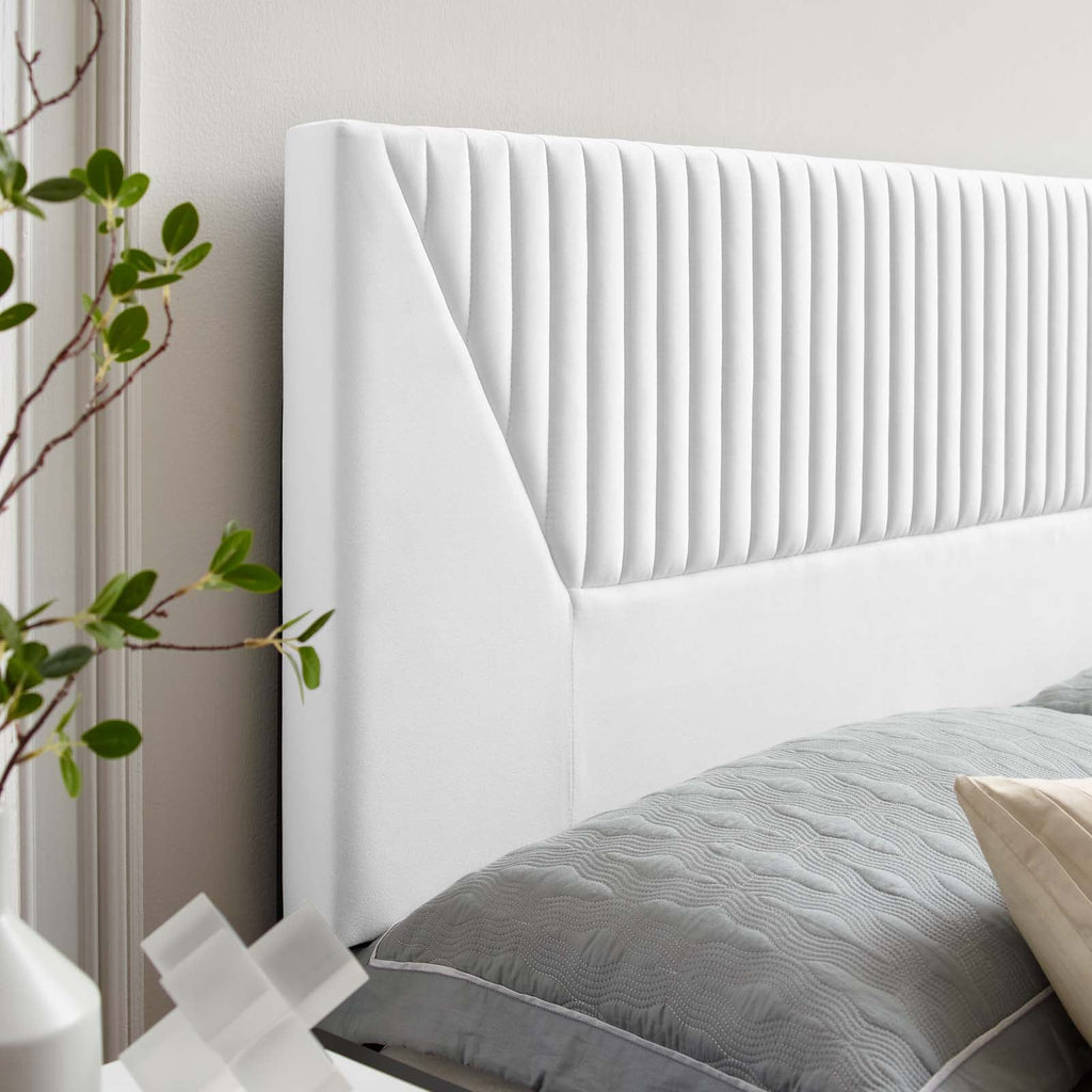 Patience Channel Tufted Performance Velvet Full/Queen Headboard by Modway