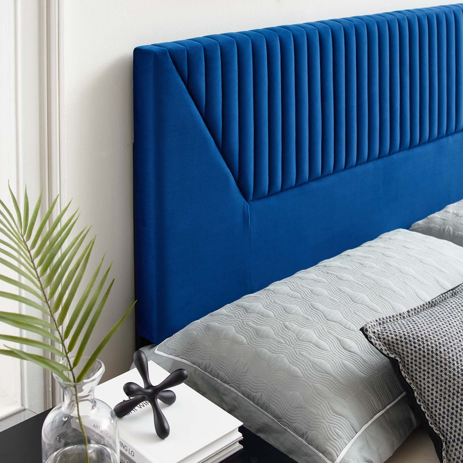 Patience Channel Tufted Performance Velvet King/California King Headboard by Modway