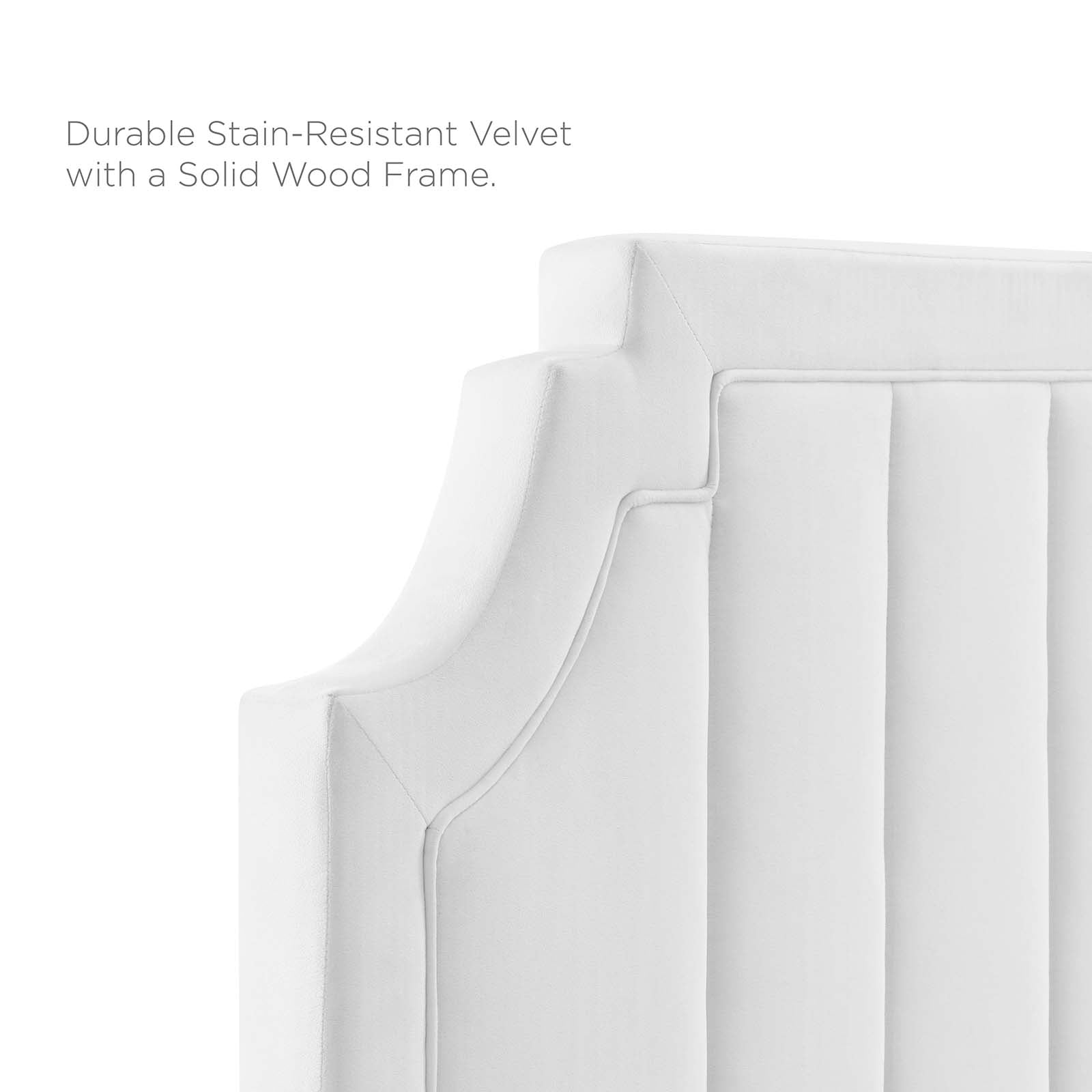 Sienna Performance Velvet Queen Platform Bed by Modway