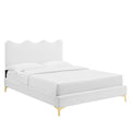Current Performance Velvet Twin Platform Bed by Modway