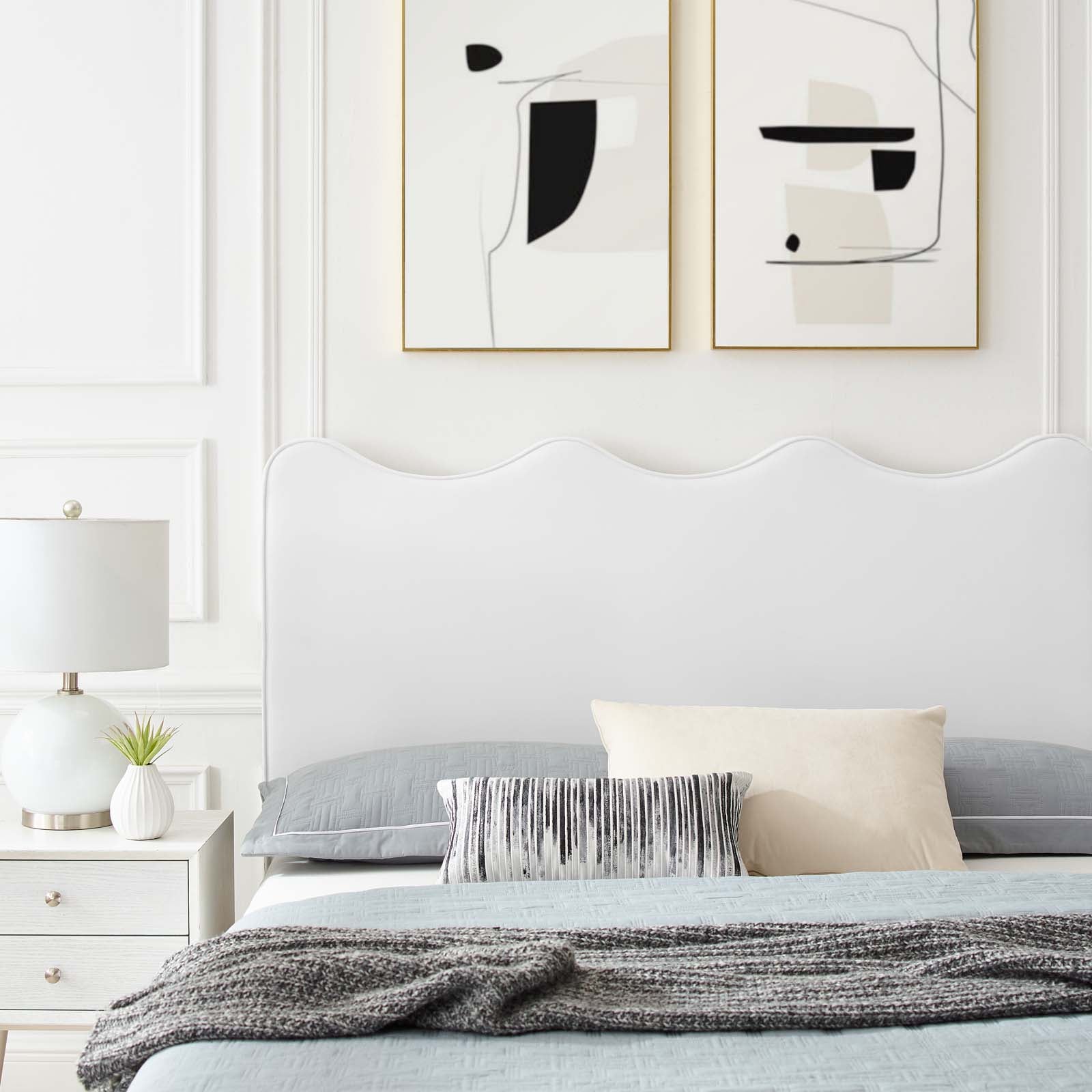 Current Performance Velvet Full Platform Bed by Modway