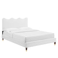 Current Performance Velvet Queen Platform Bed by Modway