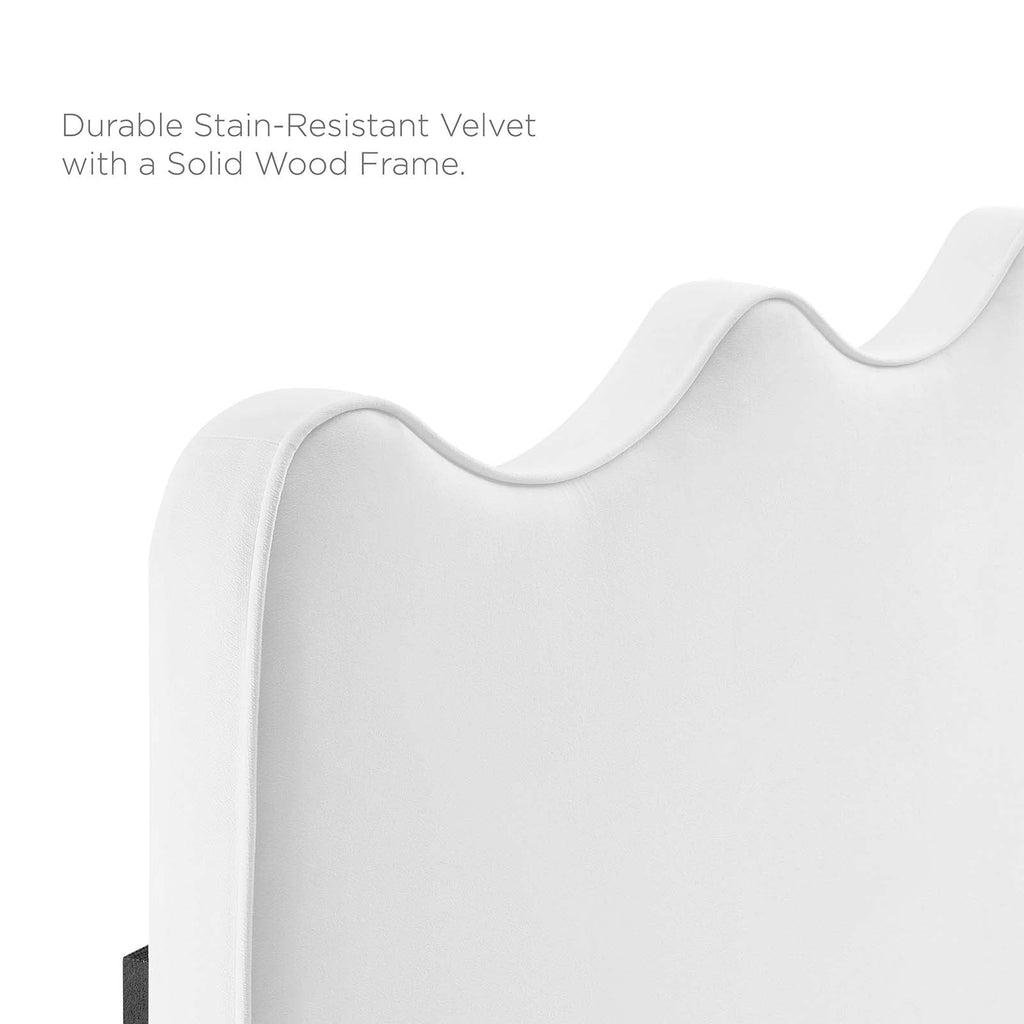 Current Performance Velvet Queen Platform Bed by Modway