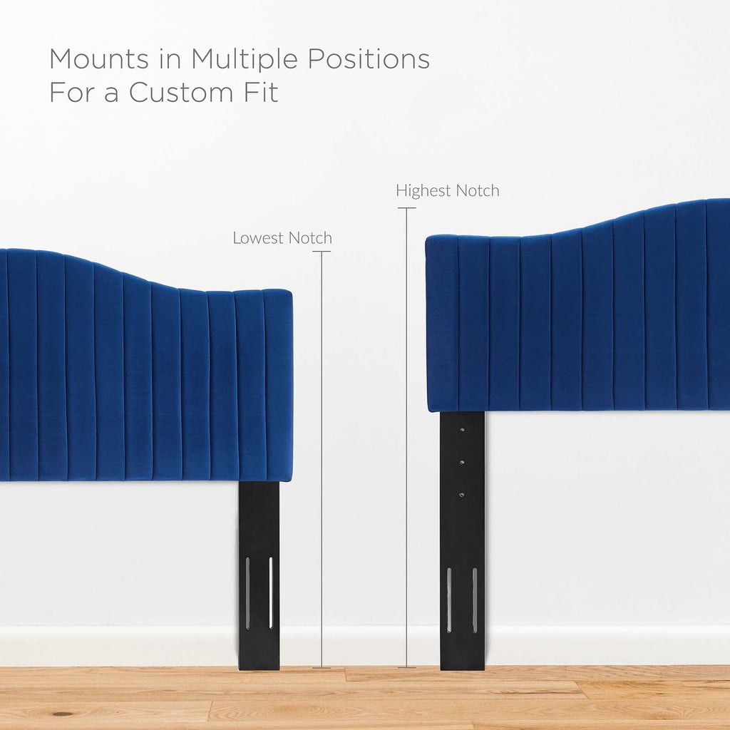 Juniper Channel Tufted Performance Velvet King Platform Bed by Modway
