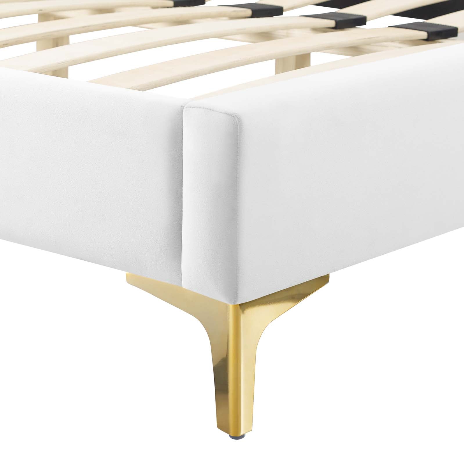 Gwyneth Tufted Performance Velvet Queen Platform Bed by Modway