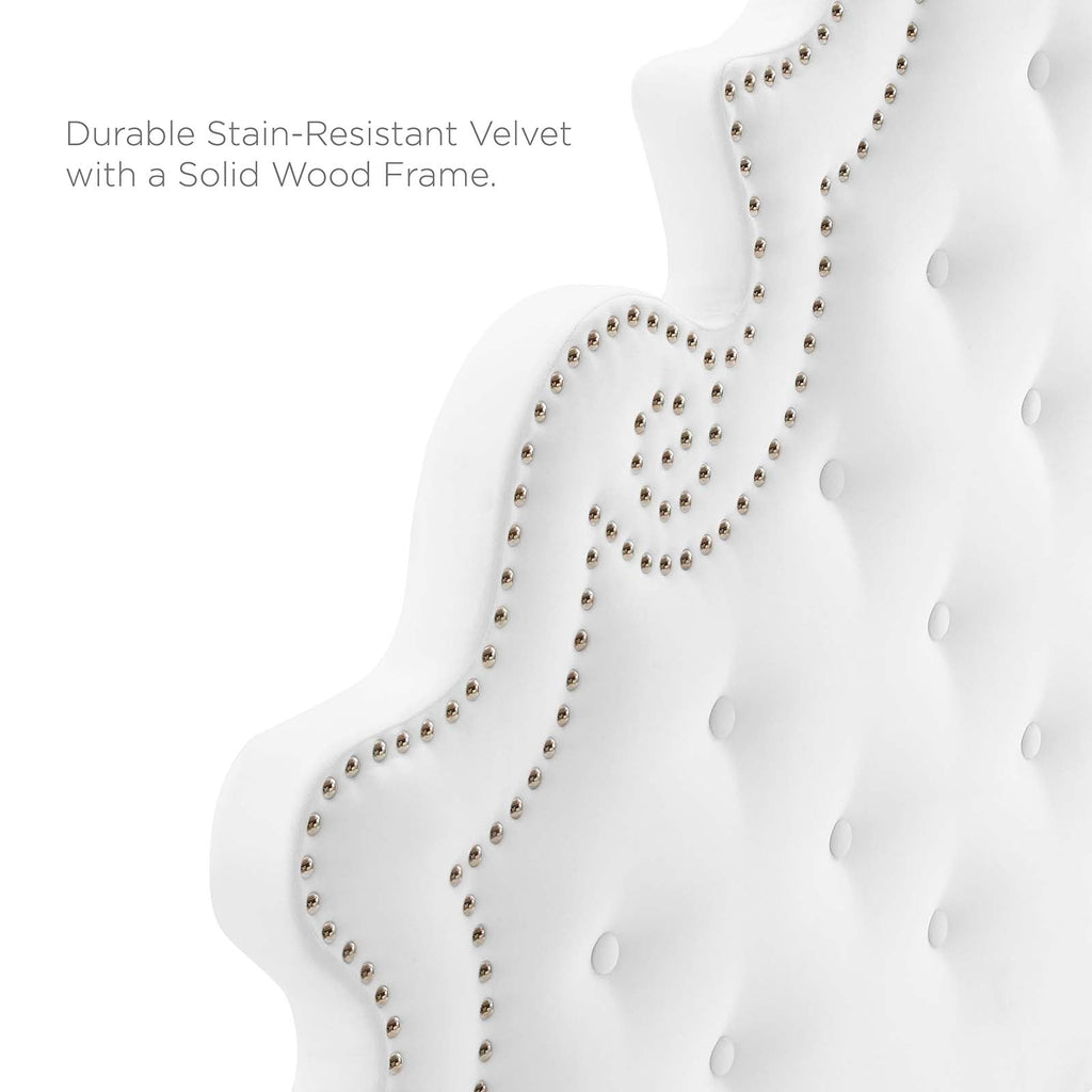 Gwyneth Tufted Performance Velvet Queen Platform Bed by Modway