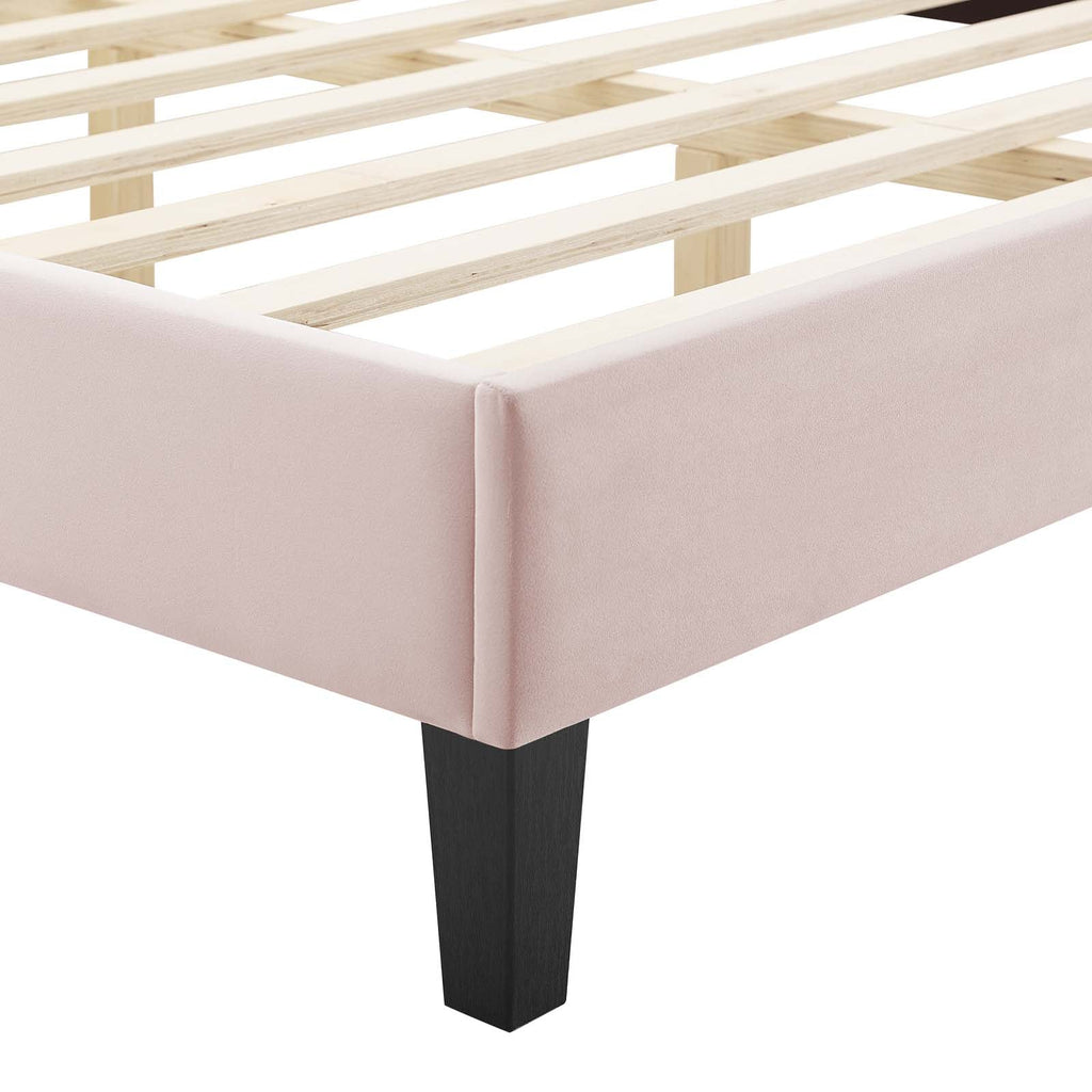 Gwyneth Tufted Performance Velvet Queen Platform Bed by Modway