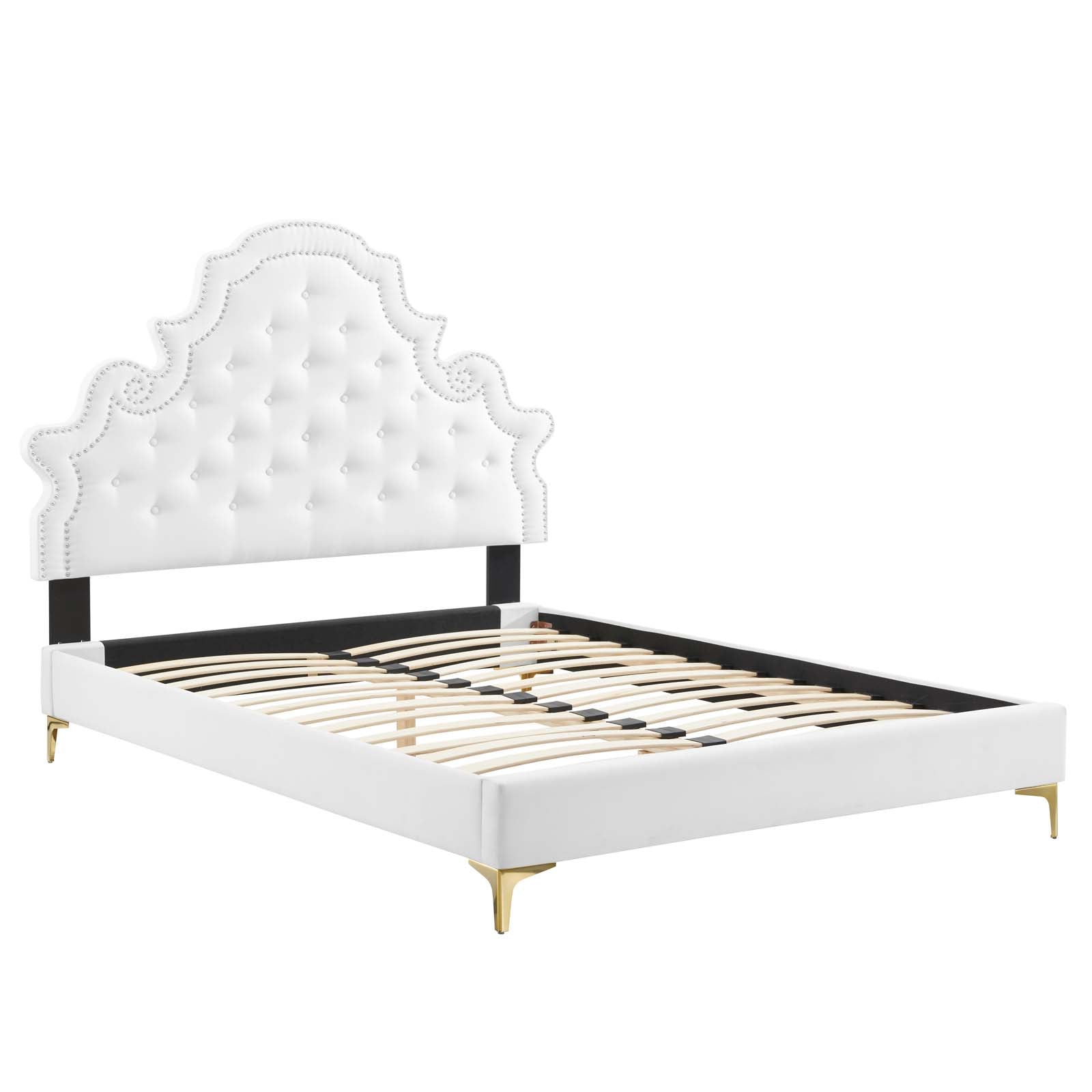 Gwyneth Tufted Performance Velvet Full Platform Bed by Modway